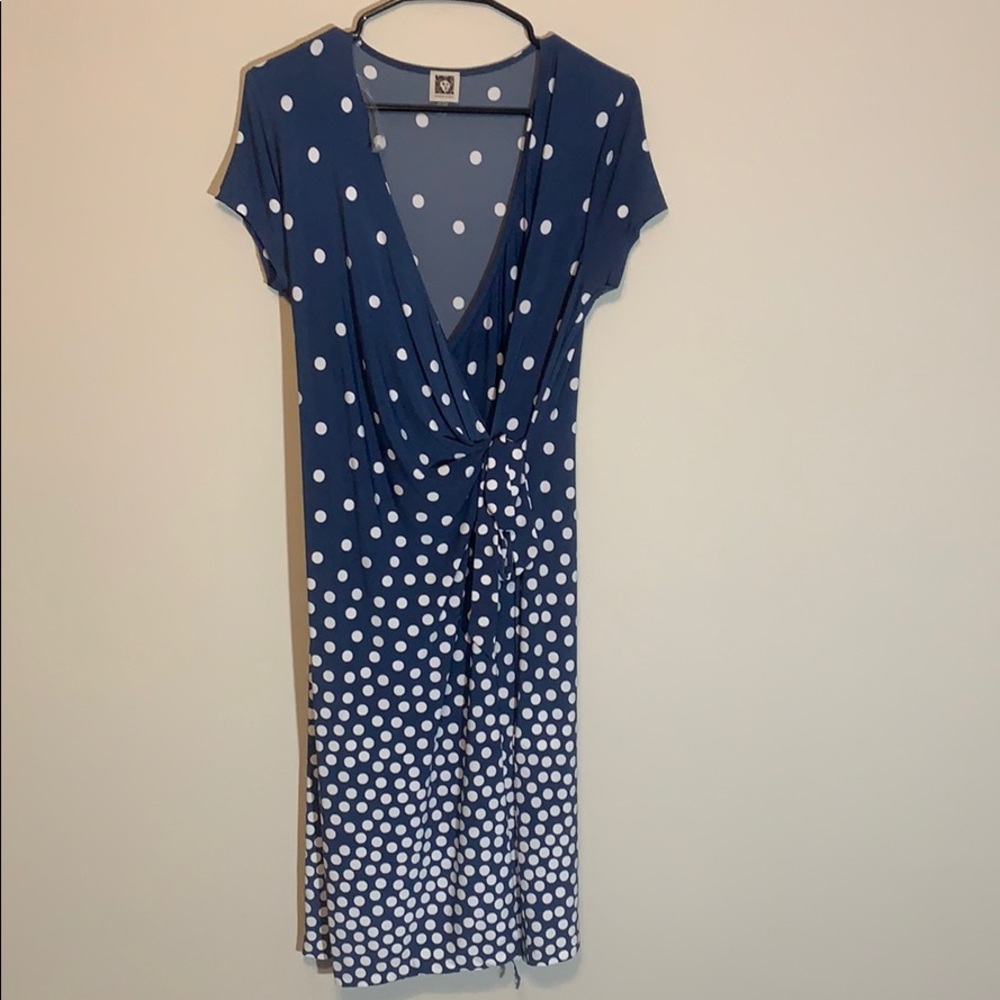Polka Dot Wrap Dress